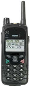 SRH3500 hand-held radio with English display